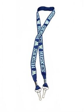 Washington Huskies Lanyard NCAA Keychain ID Badge Holder